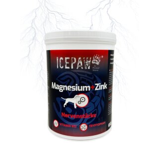 ICEPAW Magnesium + Zink 650g
