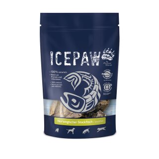 ICEPAW Norwegischer Stockfisch 250g