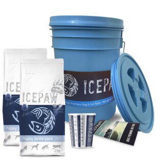 blue plus measuring cup & flyer (colour at the moment not available)