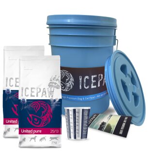 blue plus measuring cup & flyer (colour at the moment not available)